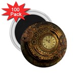 Awesome Steampunk Design, Clockwork 2.25  Magnets (100 pack)  Front