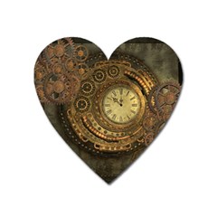 Awesome Steampunk Design, Clockwork Heart Magnet by FantasyWorld7