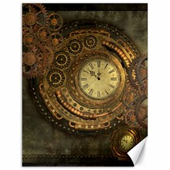 Awesome Steampunk Design, Clockwork Canvas 18  X 24  by FantasyWorld7