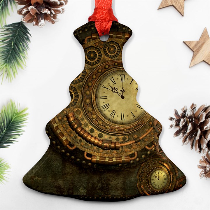 Awesome Steampunk Design, Clockwork Ornament (Christmas Tree) 