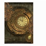 Awesome Steampunk Design, Clockwork Small Garden Flag (Two Sides) Front