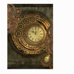 Awesome Steampunk Design, Clockwork Large Garden Flag (two Sides) by FantasyWorld7