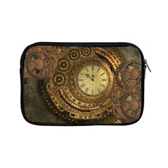 Awesome Steampunk Design, Clockwork Apple Ipad Mini Zipper Cases by FantasyWorld7