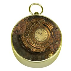 Awesome Steampunk Design, Clockwork Gold Compasses by FantasyWorld7