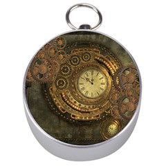 Awesome Steampunk Design, Clockwork Silver Compasses by FantasyWorld7