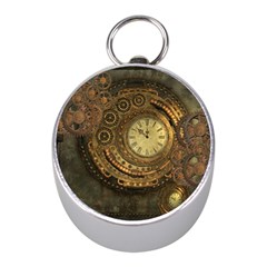 Awesome Steampunk Design, Clockwork Mini Silver Compasses by FantasyWorld7