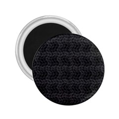 Wavy Grid Dark Pattern 2 25  Magnets by dflcprints