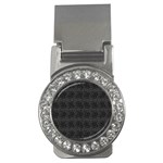 Wavy Grid Dark Pattern Money Clips (CZ)  Front