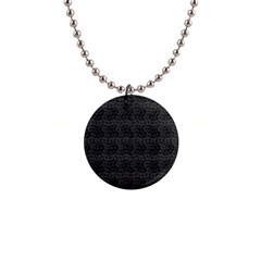 Wavy Grid Dark Pattern Button Necklaces by dflcprints