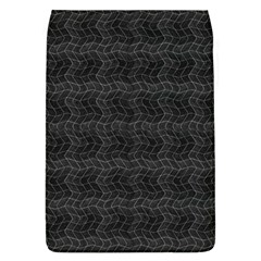 Wavy Grid Dark Pattern Removable Flap Cover (l) by dflcprints