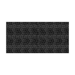 Wavy Grid Dark Pattern Yoga Headband by dflcprints