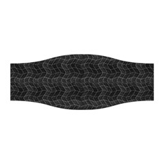 Wavy Grid Dark Pattern Stretchable Headband by dflcprints