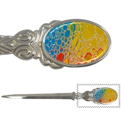 Bubbles Abstract Lights Yellow Letter Opener