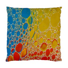 Bubbles Abstract Lights Yellow Standard Cushion Case (Two Sides)