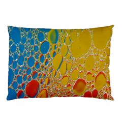 Bubbles Abstract Lights Yellow Pillow Case