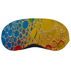 Bubbles Abstract Lights Yellow Sleeping Masks