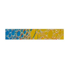 Bubbles Abstract Lights Yellow Flano Scarf (Mini)