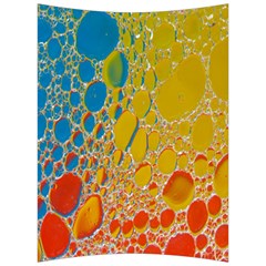 Bubbles Abstract Lights Yellow Back Support Cushion