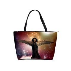 Awesome Dark Fairy In The Sky Classic Shoulder Handbag by FantasyWorld7