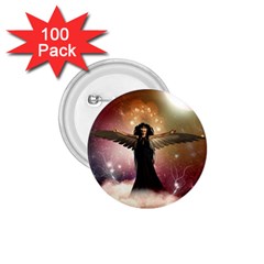 Awesome Dark Fairy In The Sky 1 75  Buttons (100 Pack)  by FantasyWorld7