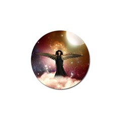 Awesome Dark Fairy In The Sky Golf Ball Marker by FantasyWorld7