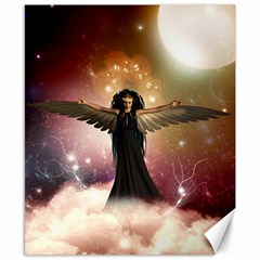 Awesome Dark Fairy In The Sky Canvas 8  X 10  by FantasyWorld7