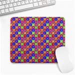 Numbers And Vowels Colorful Pattern Large Mousepads Front