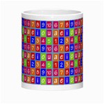 Numbers And Vowels Colorful Pattern Morph Mugs Center