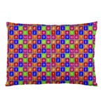 Numbers And Vowels Colorful Pattern Pillow Case 26.62 x18.9  Pillow Case