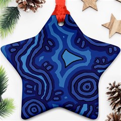 Aboriginal Art - Travel  Ornament (star)