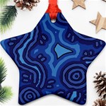 Aboriginal Art - Travel  Ornament (Star) Front