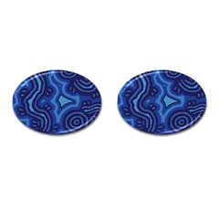 Aboriginal Art - Travel  Cufflinks (oval) by hogartharts