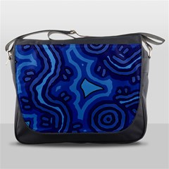 Aboriginal Art - Travel  Messenger Bag by hogartharts