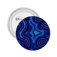 Aboriginal Art - Blue Campsites 2 25  Buttons by hogartharts