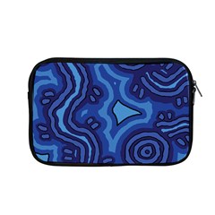 Aboriginal Art - Blue Campsites Apple Macbook Pro 13  Zipper Case by hogartharts