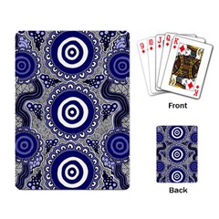 Aboriginal Art - Gathering Playing Cards Single Design