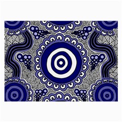 Aboriginal Art - Gathering Large Glasses Cloth