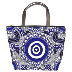 Aboriginal Art - Gathering Bucket Bag by hogartharts