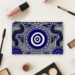 Aboriginal Art - Gathering Cosmetic Bag (medium) by hogartharts