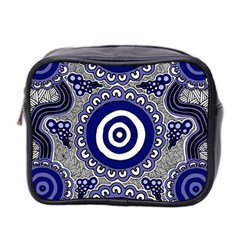 Aboriginal Art - Gathering Mini Toiletries Bag (two Sides) by hogartharts