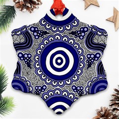 Aboriginal Art - Gathering Ornament (snowflake)