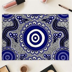 Aboriginal Art - Gathering Cosmetic Bag (xxl) by hogartharts