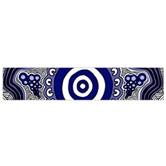 Aboriginal Art - Gathering Small Flano Scarf