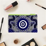 Aboriginal Art - Gathering Cosmetic Bag (XS) Back