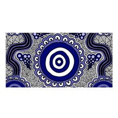 Aboriginal Art - Gathering Satin Shawl