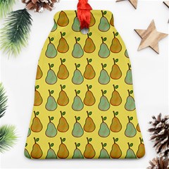 Pears Yellow Bell Ornament (two Sides) by snowwhitegirl