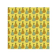 Pears Yellow Small Satin Scarf (square)