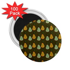 Pears Brown 2 25  Magnets (100 Pack)  by snowwhitegirl