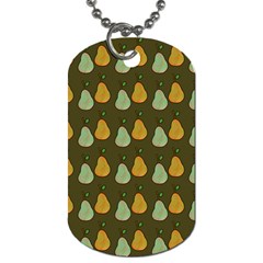 Pears Brown Dog Tag (two Sides) by snowwhitegirl