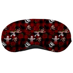 Gothic Woman Rose Bats Pattern Sleeping Masks by snowwhitegirl